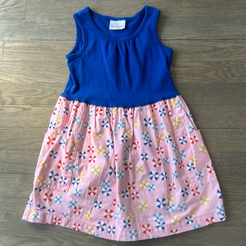 Hanna Andersson size 110 tank dress with pockets
